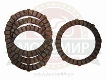 Диск сцепления Иж  ПРОБКОВЫЕ ДУРОТЕХ Импорт (компл. 5шт)