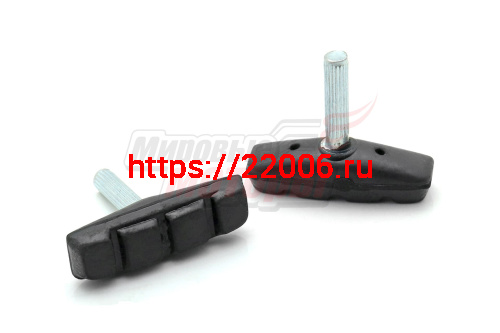 Колодки тормозные V-brake безрезьбовые L=50мм (пара) Колодки тормозные V-brake безрезьбовые L=50мм (пара)