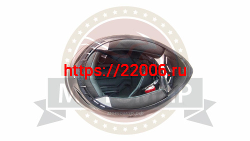 Шлем интеграл YM-830 "YAMAPA", черный матов, белый, серый матов, размер S внутренние солнцезащ. ОЧКИ фото 2