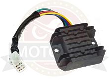 Реле регулятор с проводом х конт. мал. колодка (гнездо) CB250 см3 Zongshen ZS 170MM-2 (100205413)
