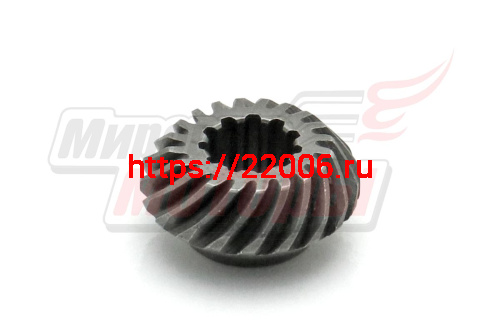 Шестерня ведомая коническая редуктора мотокосы (11 шлицов)