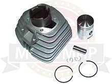 Цилиндр Мопед с поршнем+палец+кольца+стопорные кольца