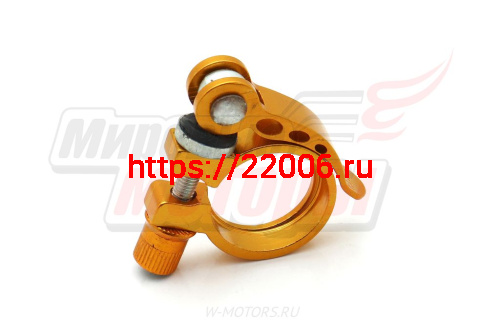 Зажим подседельный с эксцентриком 27,2 мм (разные цвета) фото 3