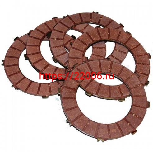 Диск сцепления Ява 6В (5 штук в комплекте) Диск сцепления Ява 6В (5 штук в комплекте)