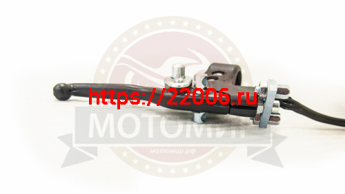 Рычаг тормоза переднего АТВ правый в сборе под 2 тросика и фиксатор (НАБОР) фото 4