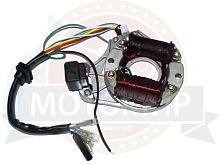 Зажигание Альфа "Zodiak" 110, DY100 голое (без маховика) 2 катушки, 5 провод (1803120)