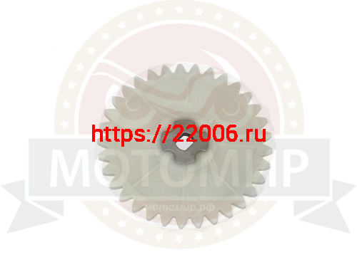 Шестерня маслонасоса GY6-50/80, 139QMB QT-4/18 большая пласт. 33 зуб