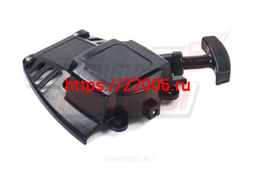 Стартер в сборе мотокосы, опрыскивателя, генератора на основе дв. мотокосы (1319) фото 2