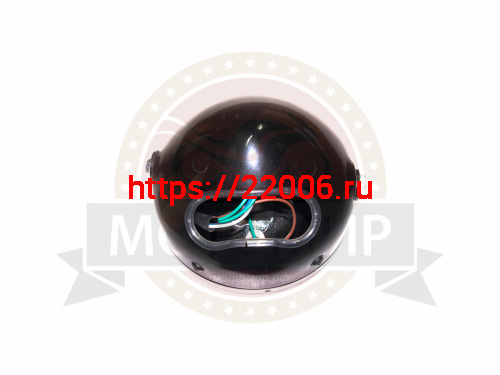 Фара Zodiak, Альфа круглая (черная) фото 3 Фара Zodiak, Альфа круглая (черная) фото 3