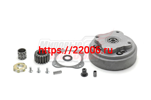 Сцепление в сборе Alpha, Delta 50-110 сс (механическое) (с шестерней 18 зубов)