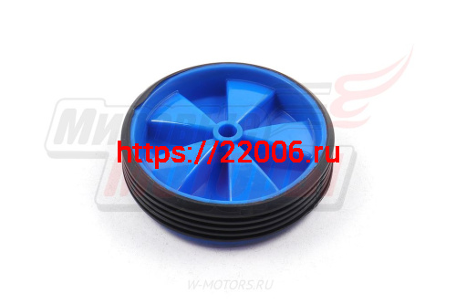 Колеса опорные запасные 110мм (пластик) (пары) разные цвета без крепежа фото 4