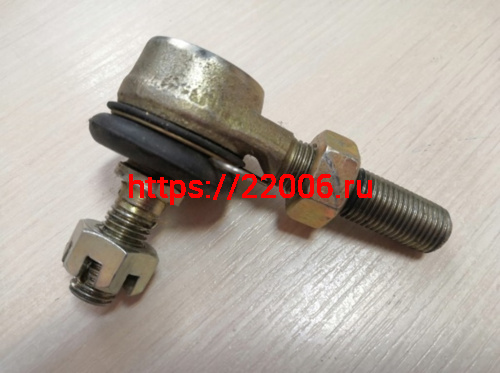 Наконечник рулевой тяги ИРБИС 250, левый (L-80мм, H пальца - 18 мм, D пальца - 10мм, D тяги - 12мм) Наконечник рулевой тяги ИРБИС 250, левый (L-80мм, H пальца - 18 мм, D пальца - 10мм, D тяги - 12мм)