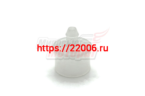 Штуцер груши пластмассовый без клапана выпускной D8 под большую грушу